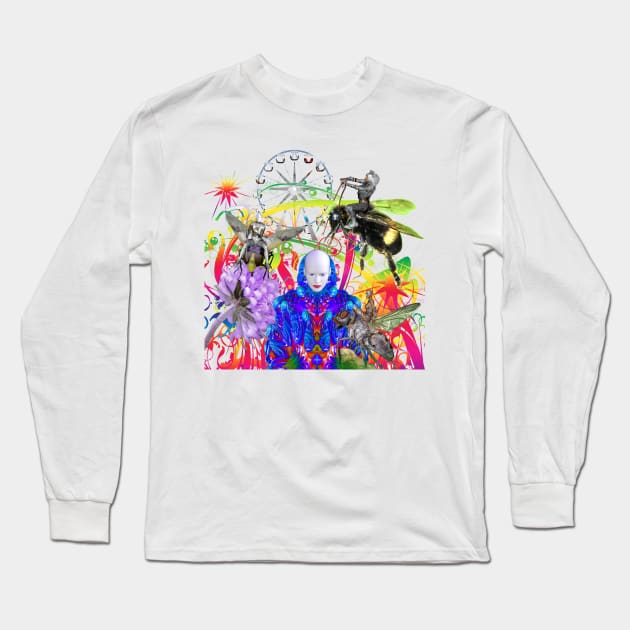 Fairground Garden Long Sleeve T-Shirt by icarusismartdesigns